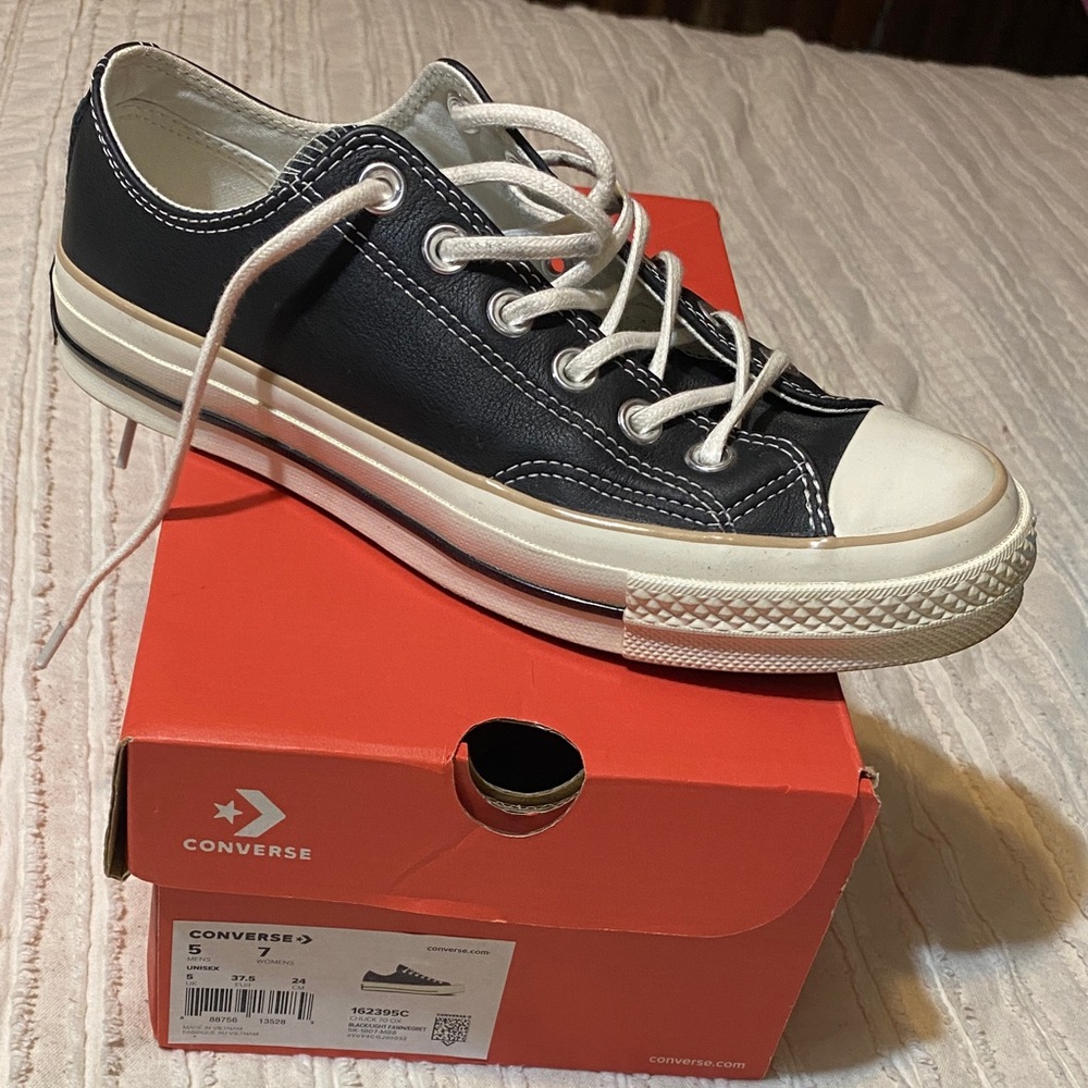 Converse Kids Black and White Sneakers